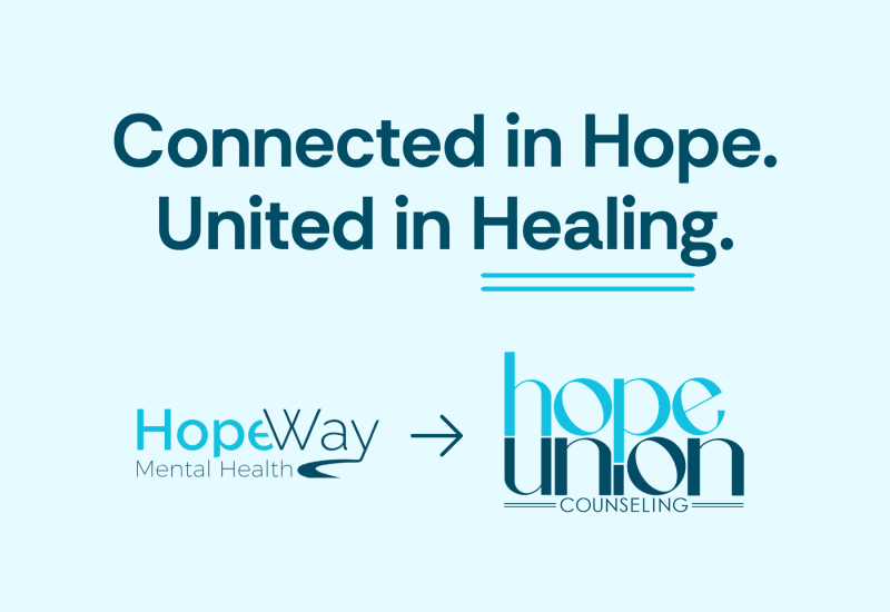 HopeWay Group LLC Health Announces Rebrand to Hope Union Counseling